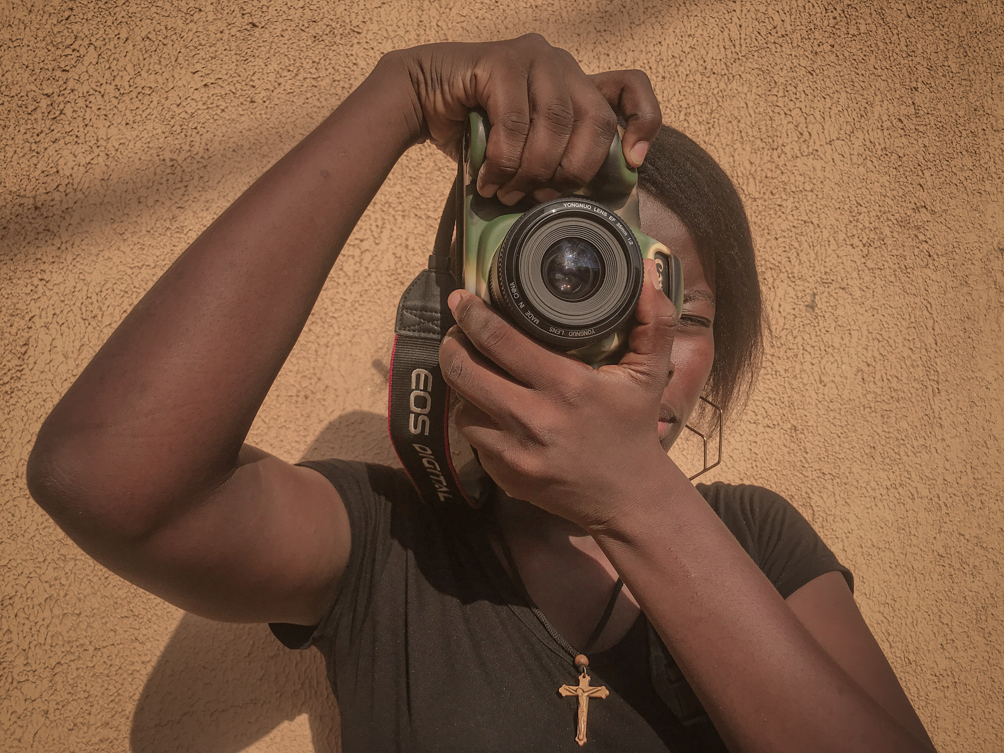 Creative expression moment from FutureRise Africa youth activities